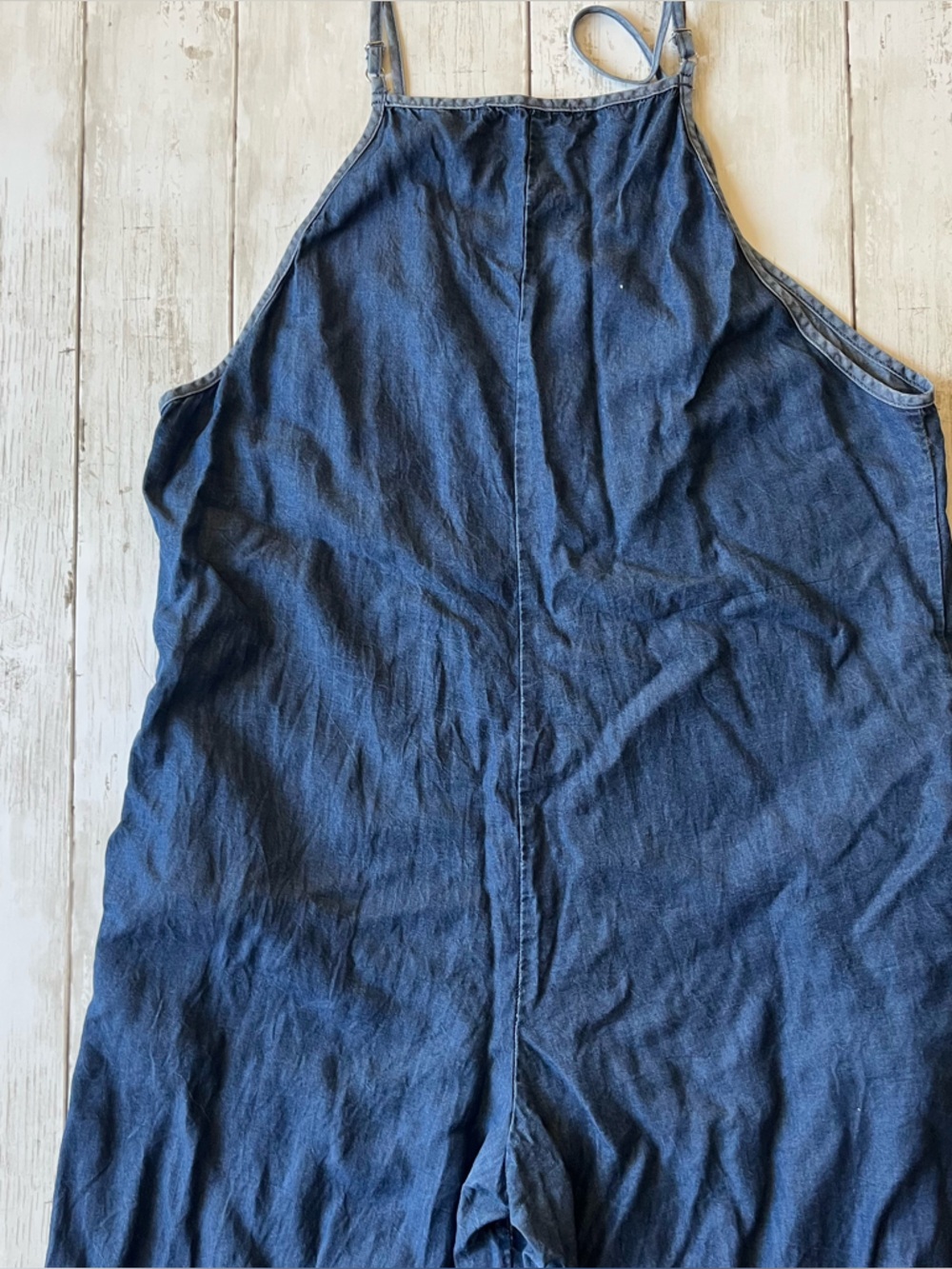 LA Relaxed Agave Lyocell denim overalls Small - Picture 9 of 10